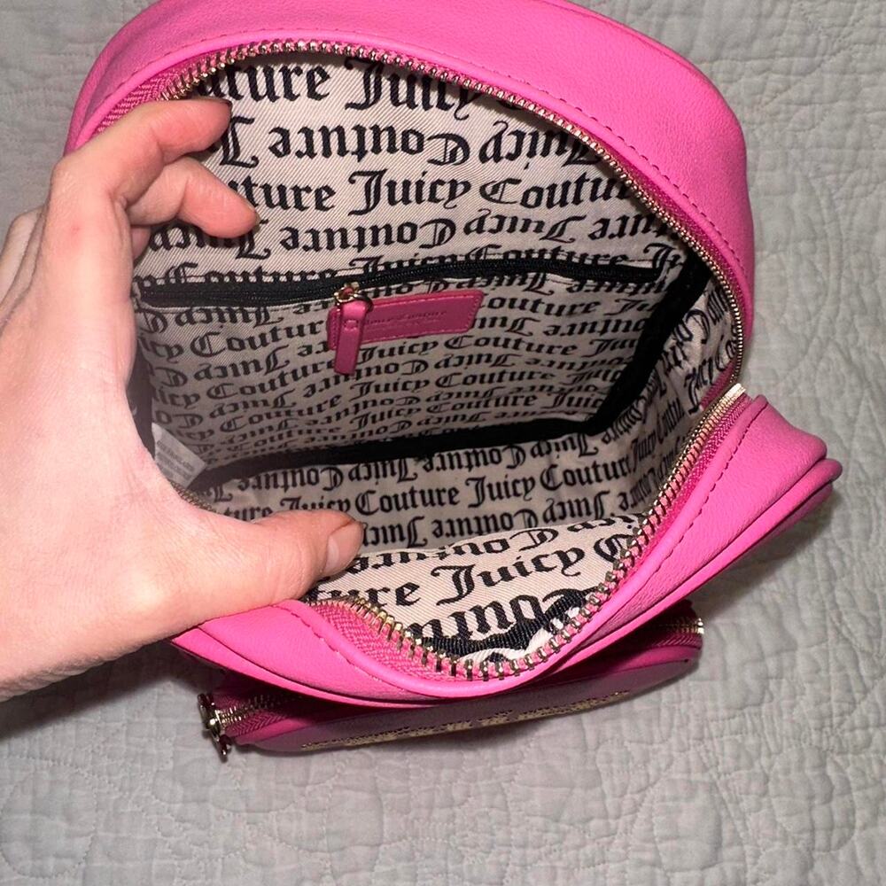 Juicy couture lovers hot pink brand new bag/mini back pack - Picture 2 of 3
